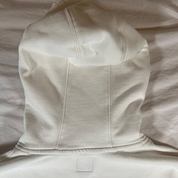 Vans For The Earth Embroidered Sunflower Hoodie Sweatshirt Off White SZ M - Picture 14 of 14